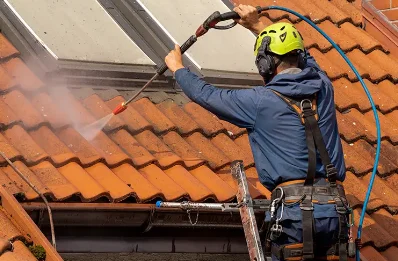 Démoussage et hydrofuge de toiture à Lamaronde